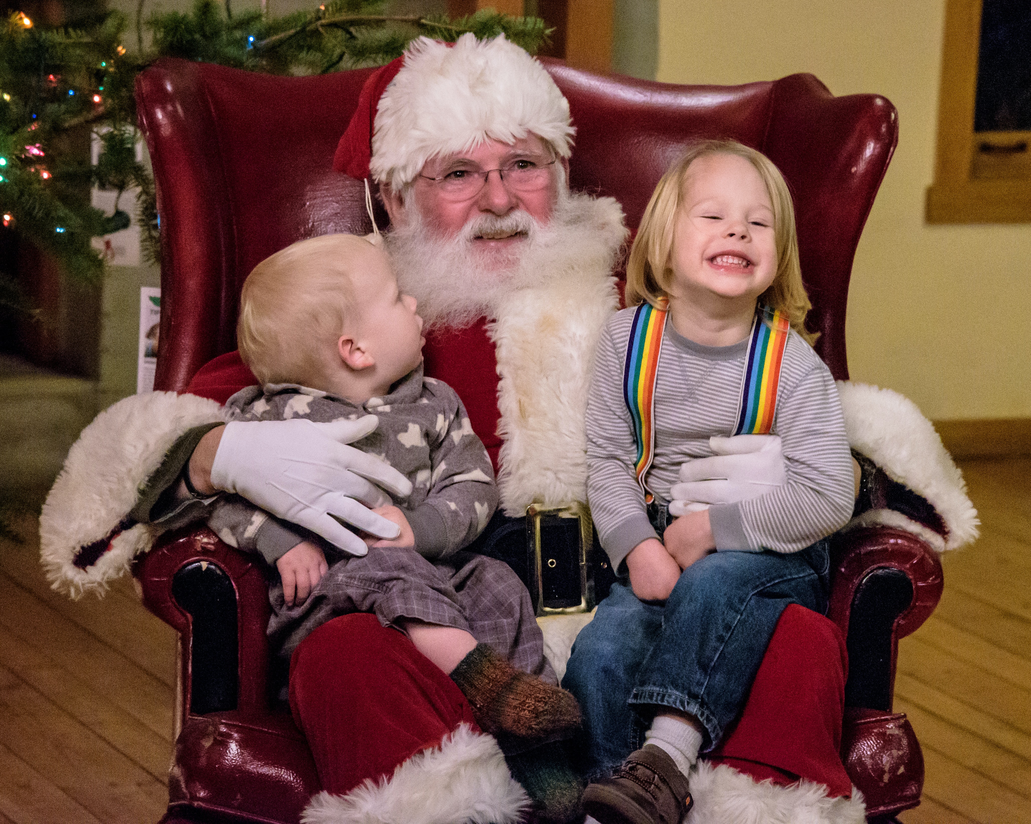 A Family White Lies on Santa