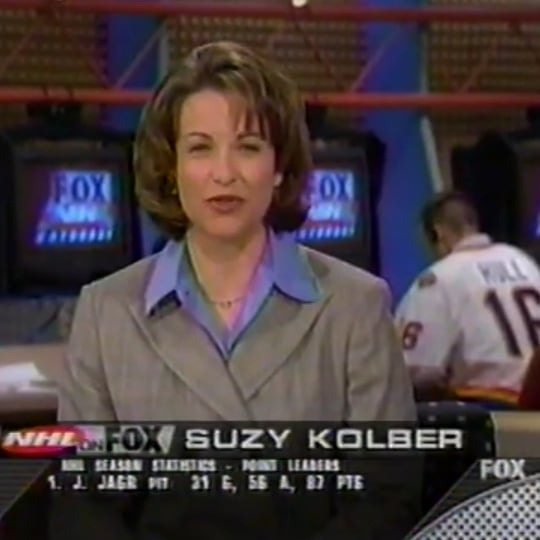 Suzy Koller presenting the NHL on FOX