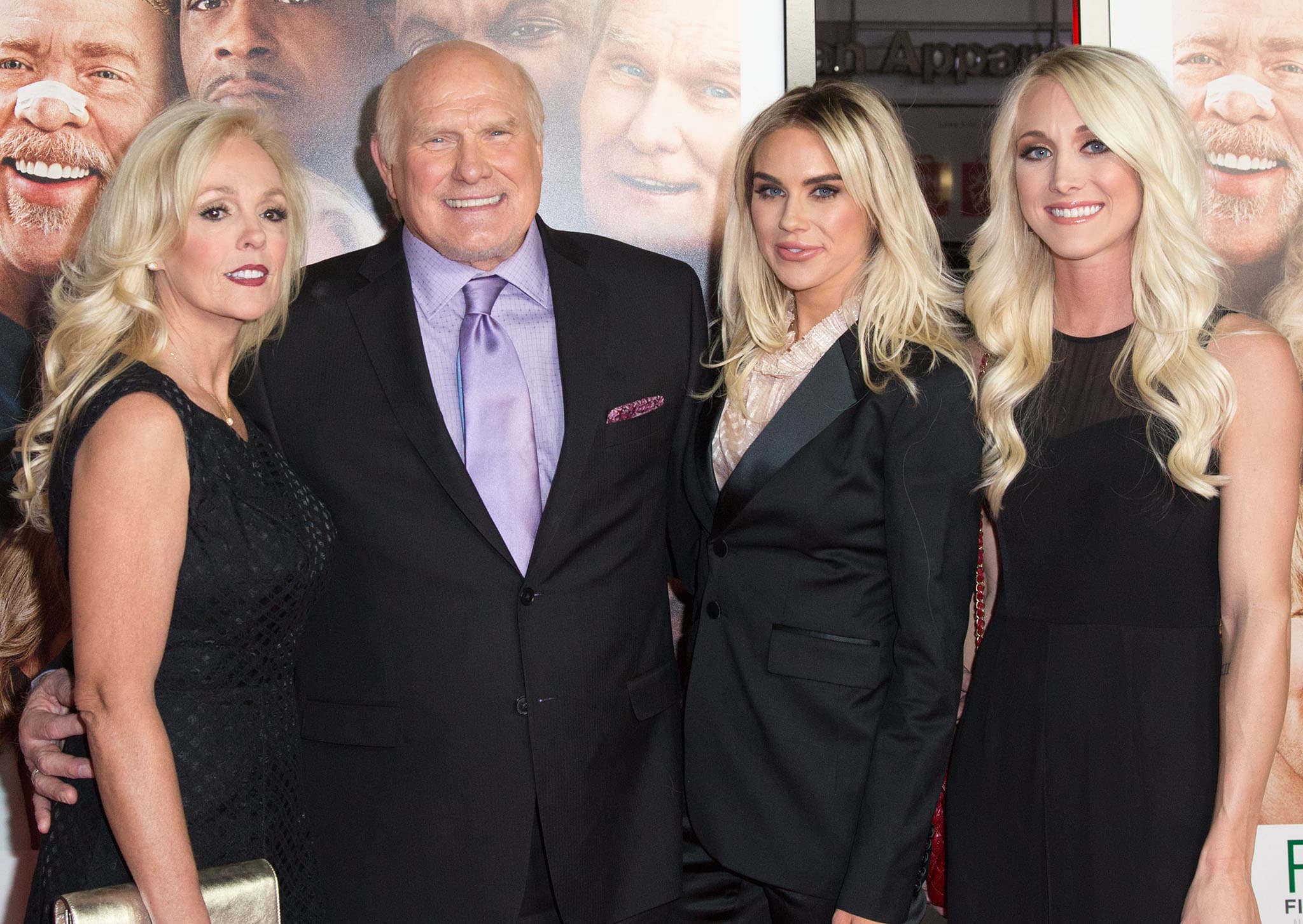 Tammy Bradshaw and Terry Bradshaw with his daughters Rachel and Erin