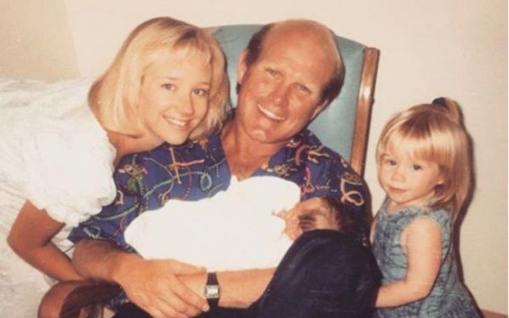 Terry Bradshaw with ex wife Charlotte Hopkins and children