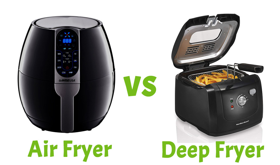 Difference between air fryer vs deep fryer