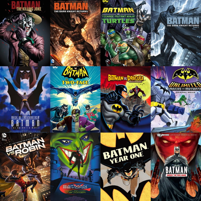 12 Batman Animated Movies: These Are The Movies That Define The Most Popular Superhero In History