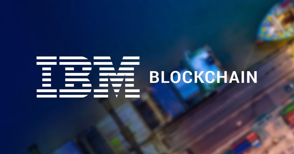 IBM blockchain company logo