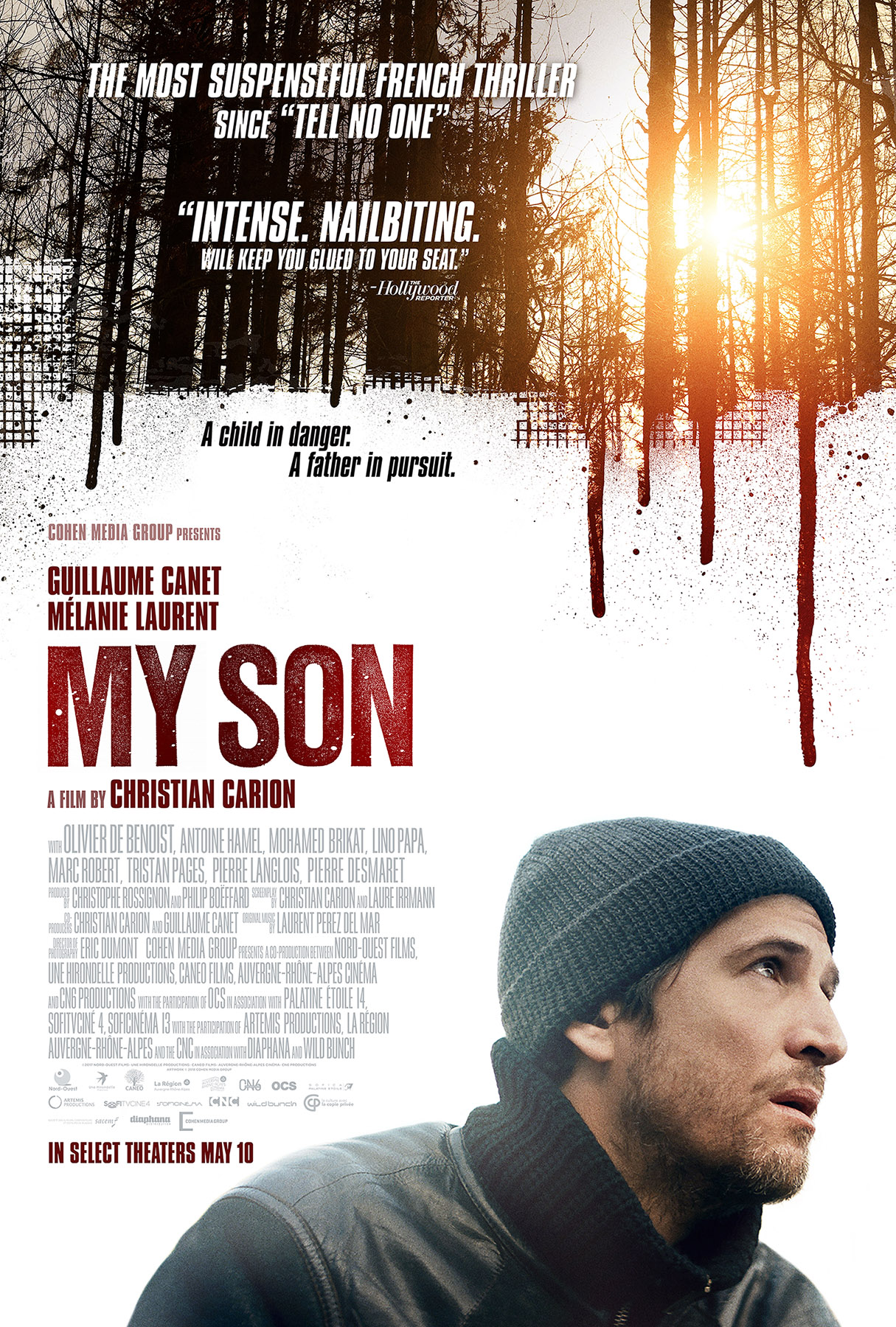 My Son is a 2021 mystery thriller film written and directed by Christian Carion. It is an English-language remake of his 2017 French film Mon garçon 