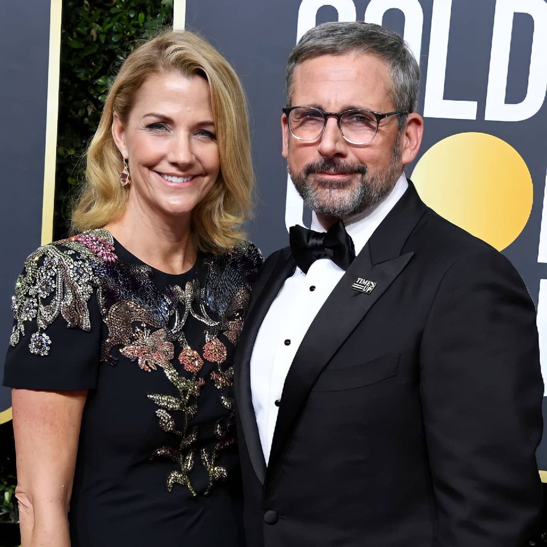 Nancy Carell and Steve Carell attends the 75th Golden Globes Awards at the Beverly Hilton