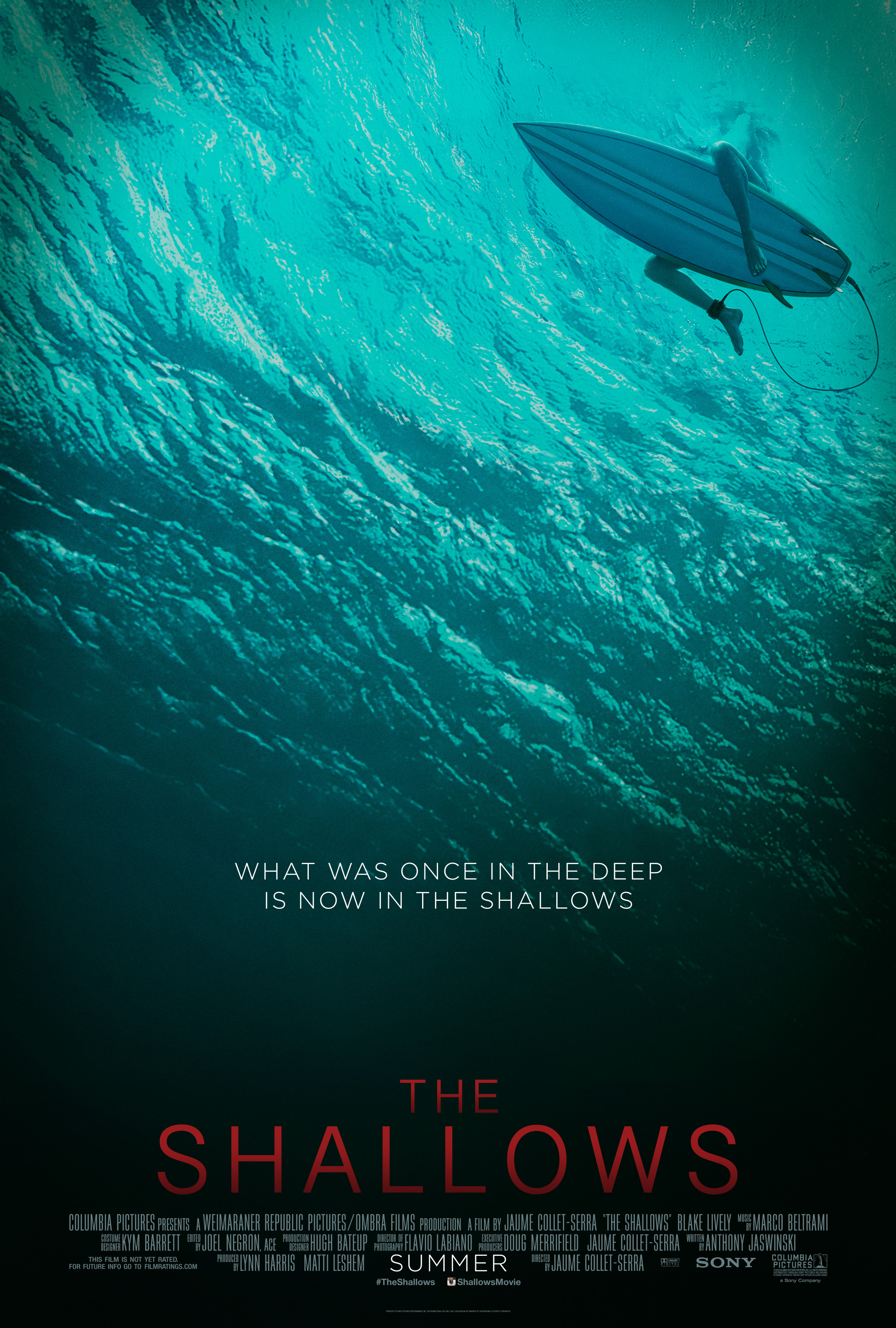 Nancy travels to a secluded beach following the death of her mother. While surfing, she gets attacked by a great white shark, which leaves her stranded on a rock 200 yards from the shore.