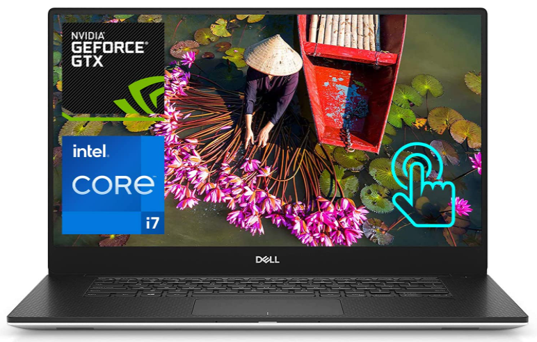 Black Dell XPS 15 with Intel Core i7 and NVIDIA GeForce GTX