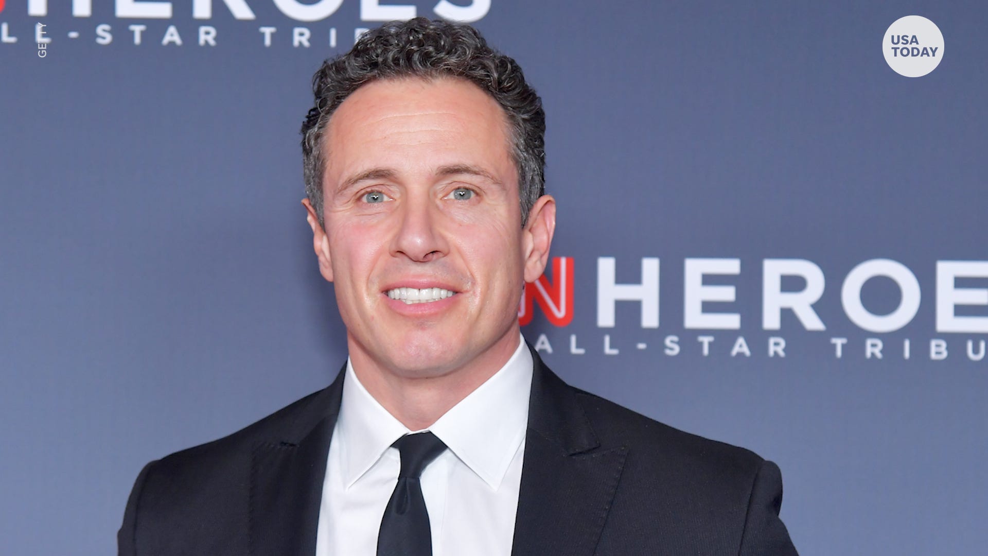 Chris Cuomo wearing a suit on CNN Heroes All-Star tribute