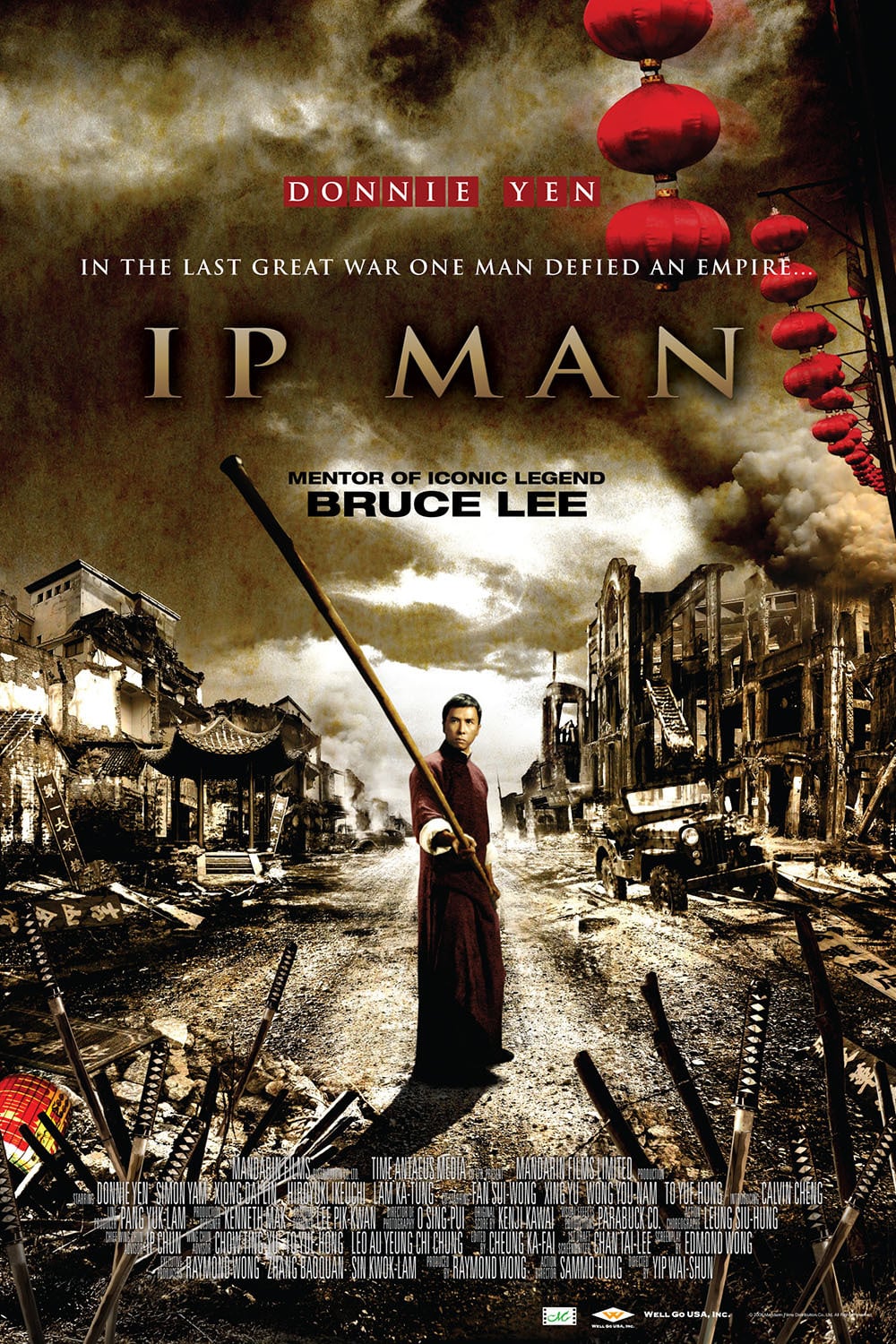 Ip Man is a 2008 Hong Kong biographical martial arts film based on the life of Ip Man, a grandmaster of the martial art Wing Chun and teacher of Bruce Lee.
