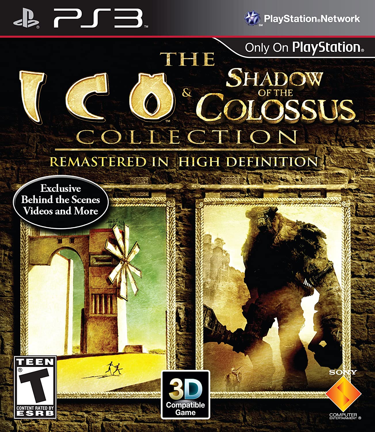 Remastered in HD with full stereoscopic 3D support, the ICO and Shadow of the Colossus Collection brings together two of the most highly-acclaimed single.