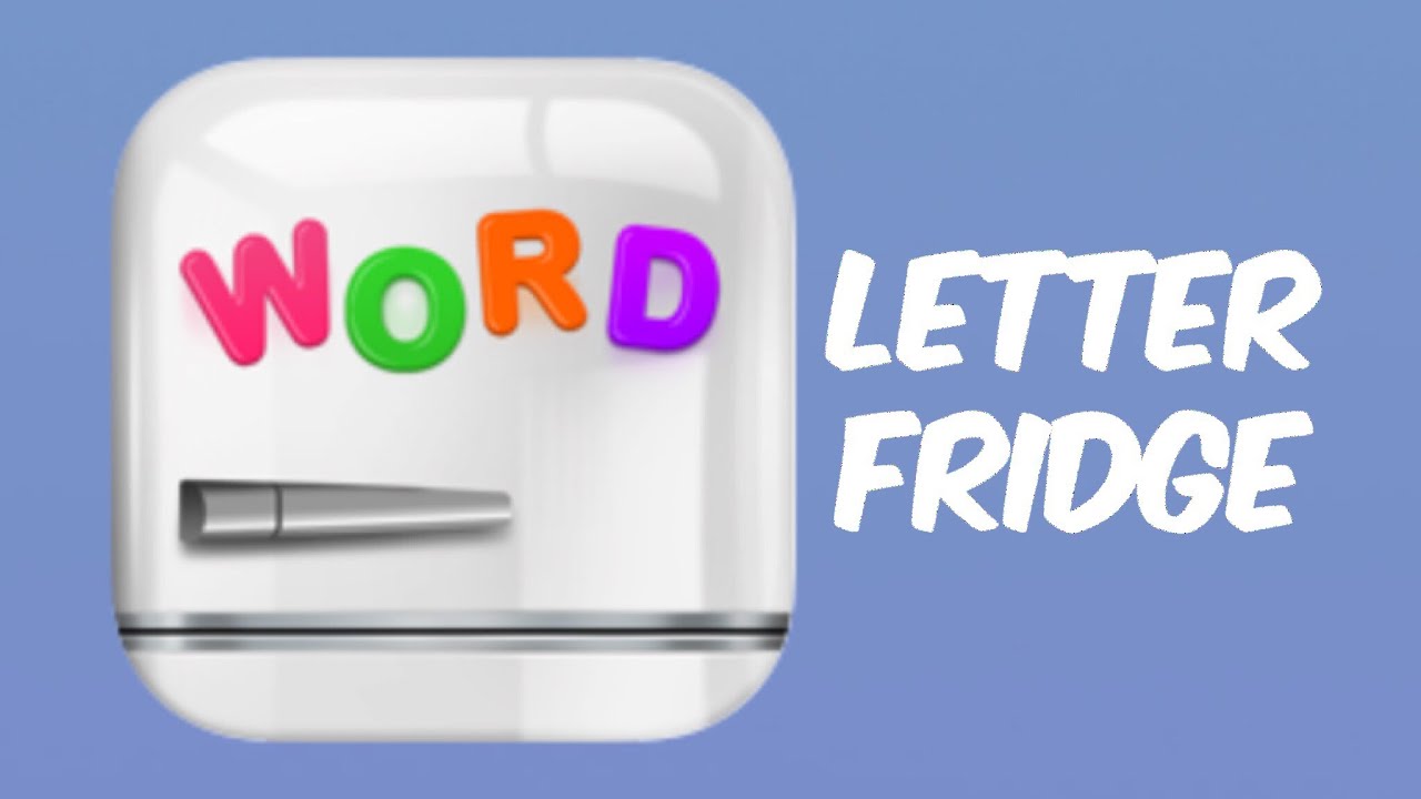 A fun loving word game that lets you spell words with magnetic fridge letters.