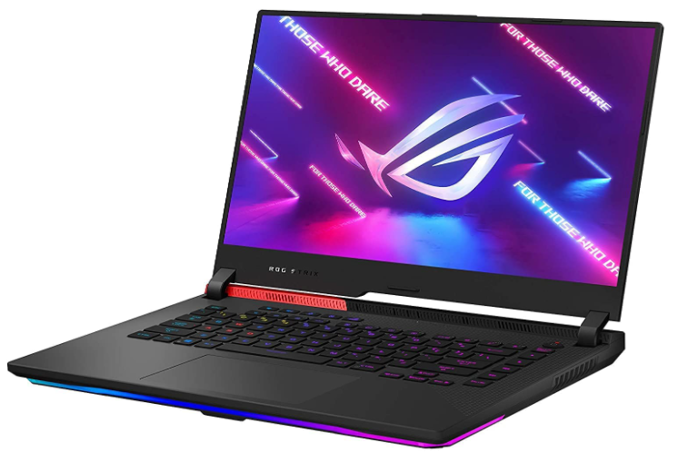 Asus ROG Strix G15 64GB RAM gaming laptop, with 15.6-inch display and backlit keyboard