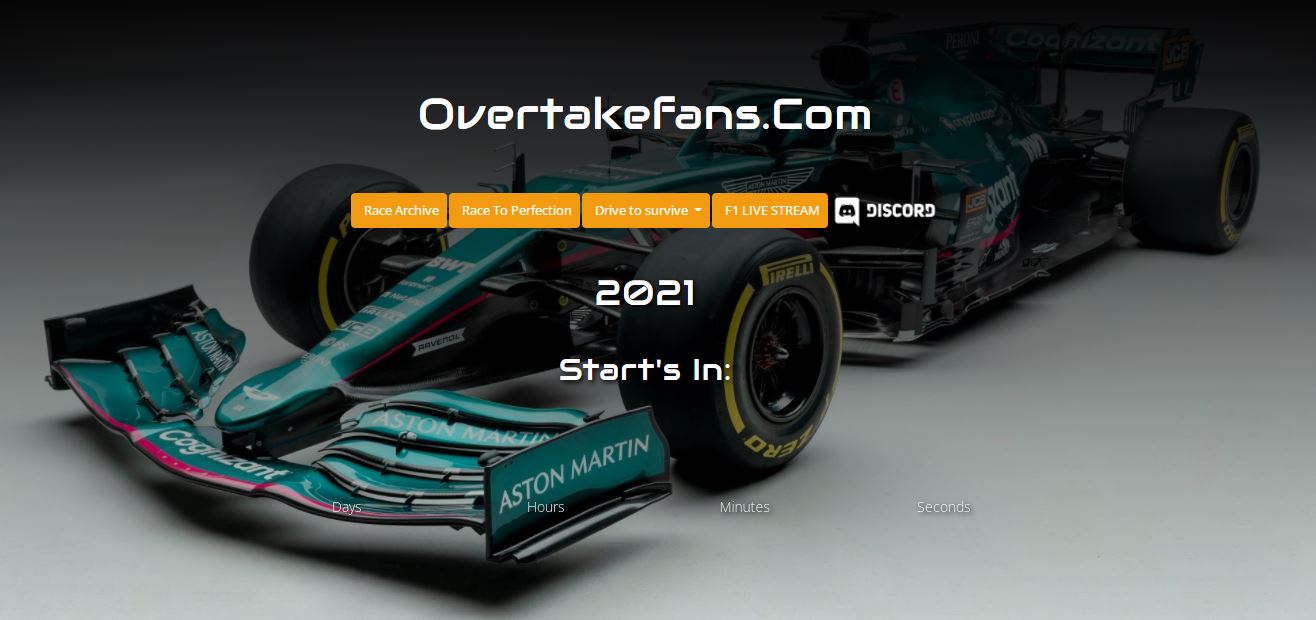 Watch Formula One Live Streams On Overtakefans Website In 2022