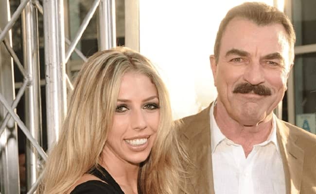 Hannah Margaret Selleck with her father Tom Selleck 