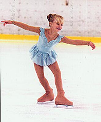 Jenna Boyd skating as a child