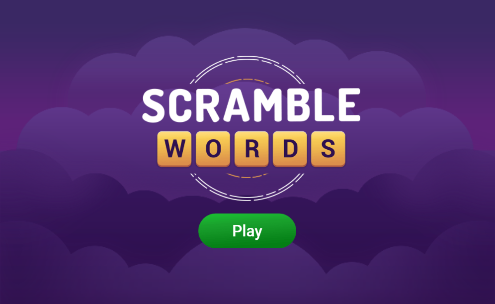 Martin Naydel created Word Scramble Games or Jumbled words in the year 1954. In the game, the letters that can make a meaningful word are scrambled or mixed up.