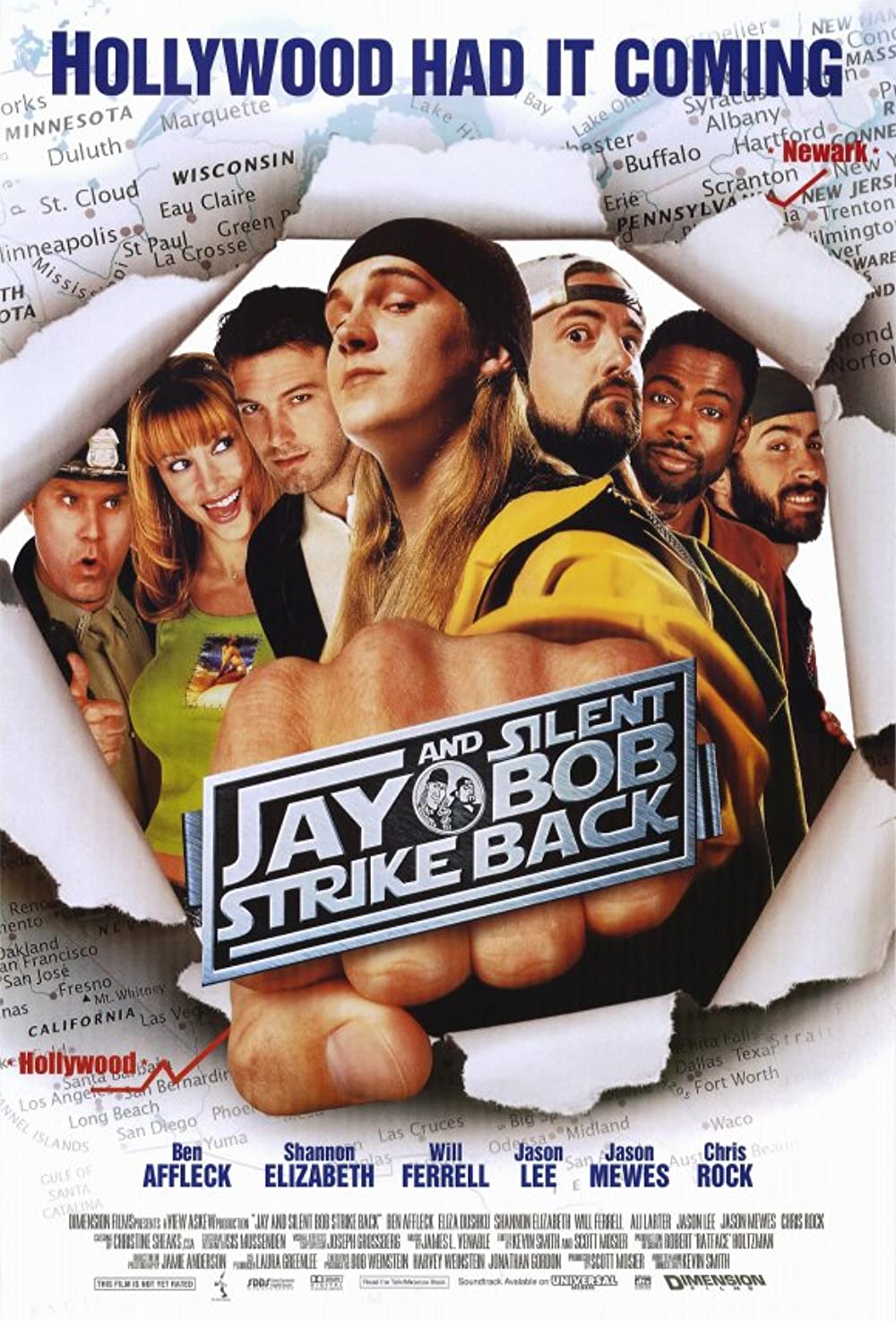 Best buddies Jay and Silent Bob discover that a movie is being made based on their likenesses. When they don't get paid for the project, they set out to sabotage the flick at all costs.