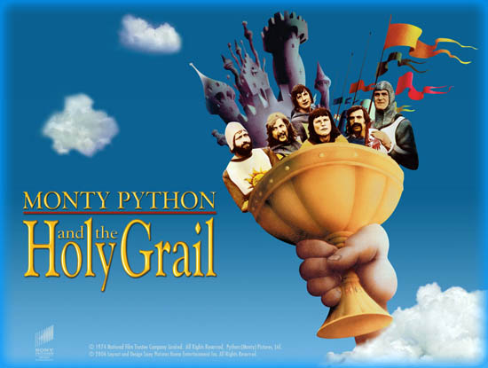 Monty Python and the Holy Grail is a 1975 British comedy film inspired by the Arthurian legend, written and performed by the Monty Python comedy group