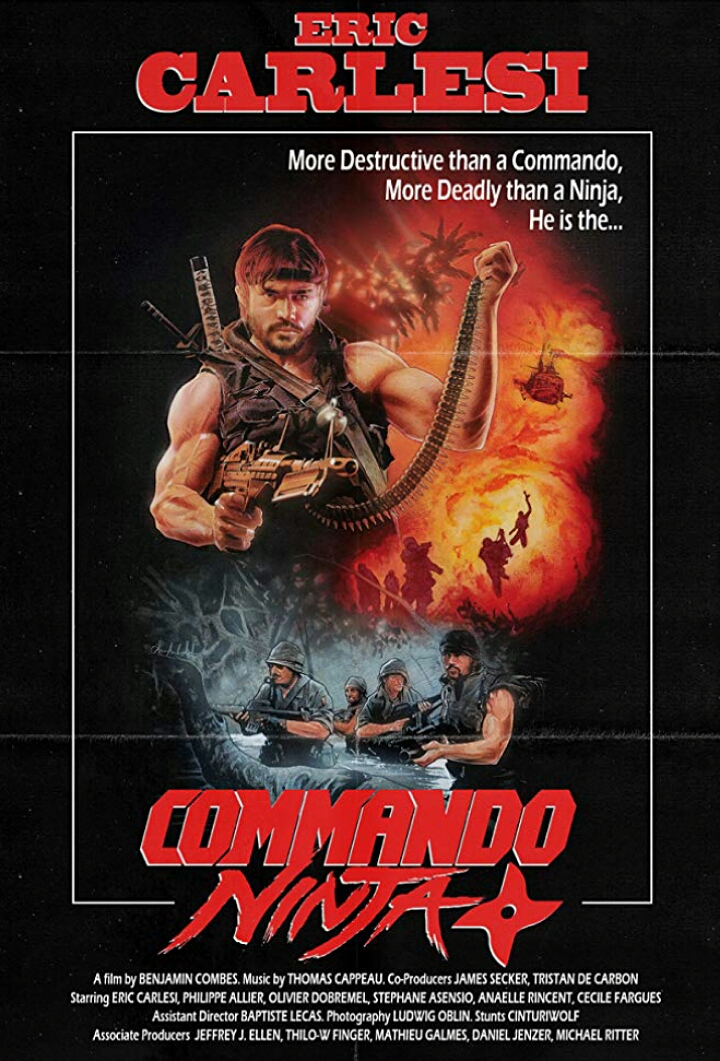 Commando Ninja is a 2018 English-language French martial arts action comedy film written and directed by Benjamin Combes. It pays homage to 1980s action films such as Commando, The Terminator, Rambo: First Blood Part II, Predator, and American Ninja.
