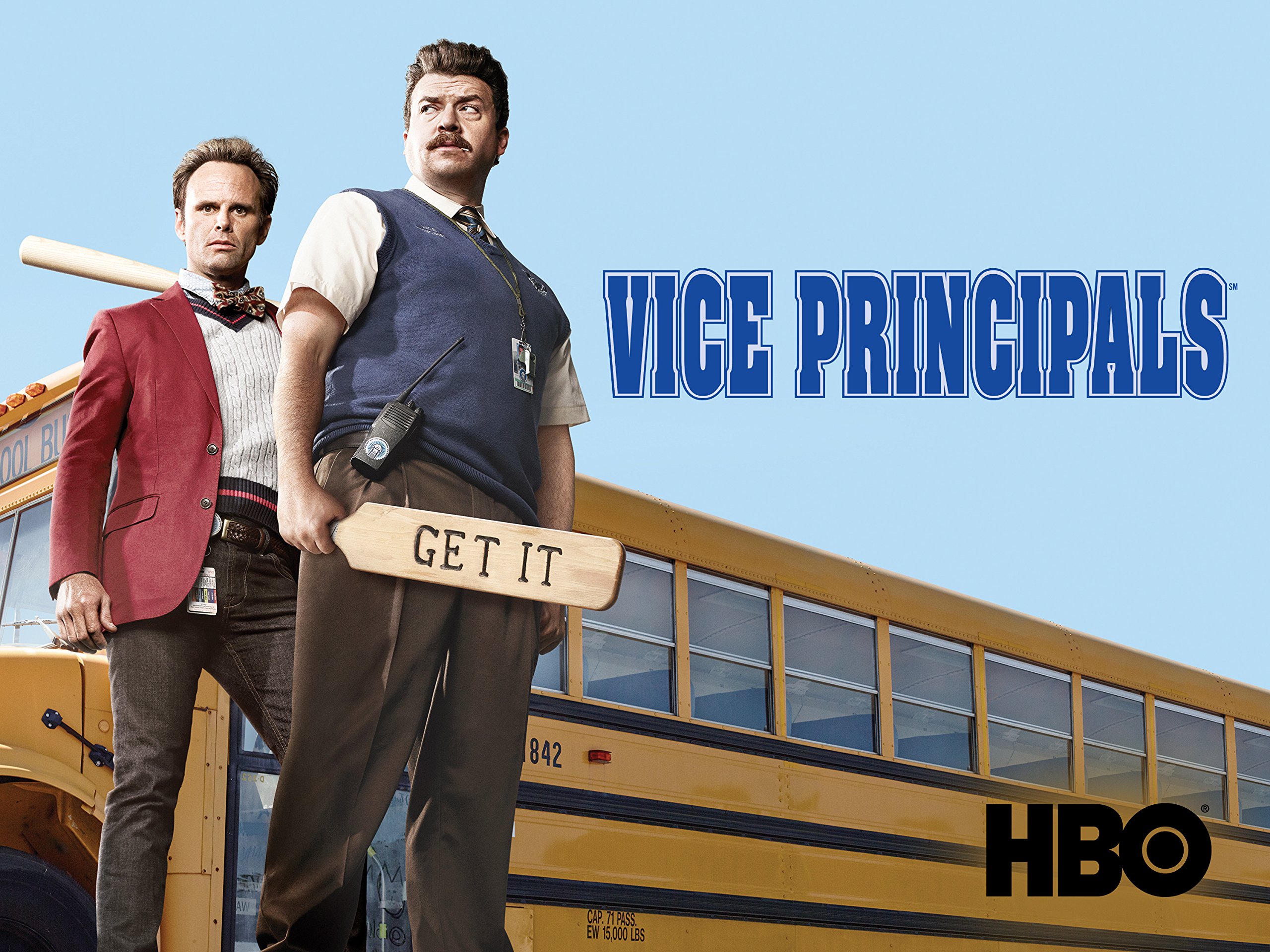 Vice Principals is an American black comedy television series starring Danny McBride, Walton Goggins, Kimberly Hébert Gregory, Dale Dickey, Georgia King