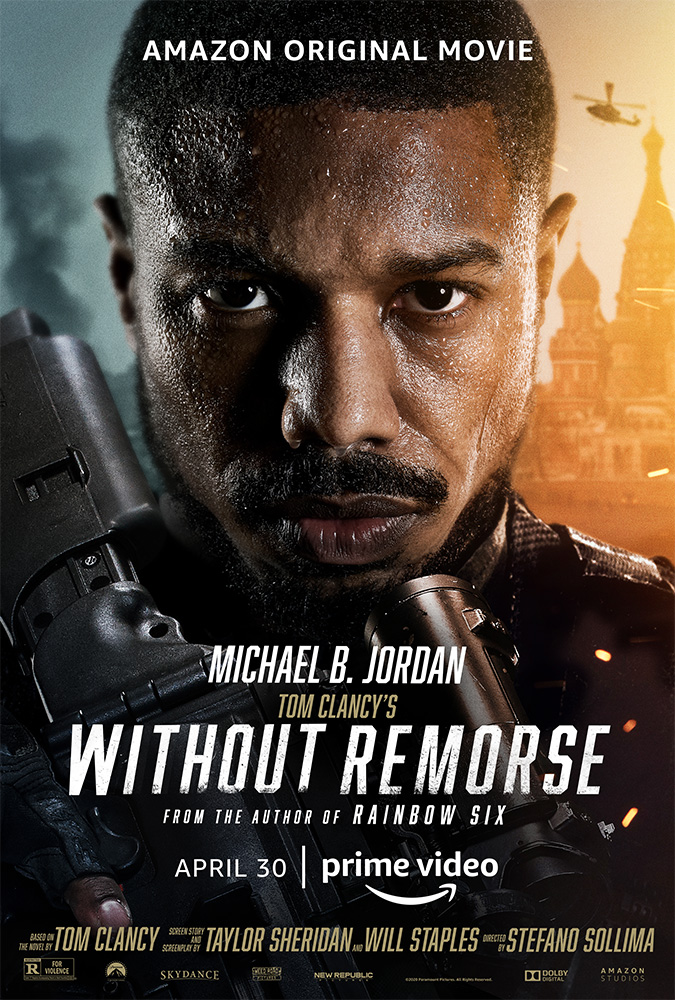 Without Remorse (also known as Tom Clancy's Without Remorse) is a 2021 American action thriller film based on the 1993 novel of the same name by Tom Clancy. ... It received mixed reviews from critics, who praised Jordan's performance but called the film generic.