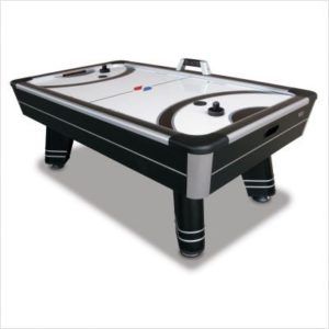Sportcraft Silver Line Turbo Air Hockey Table has table legs that can be easily and individually adjusted