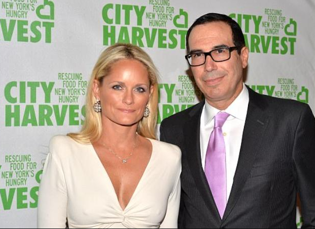 Heather deForest Crosby and Steven Mnuchin join a City Harvest ‘Rescuing Food for New York’s Hungry’ event