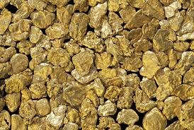 Plenty of gold rocks