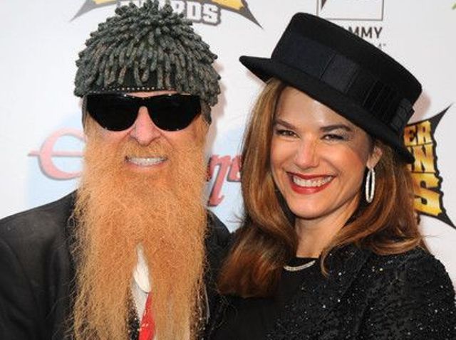 ZZ Top frontman Billy Gibbons and Gilligan Stillwater at the 2012 Revolver Golden Gods Award Show at Club Nokia