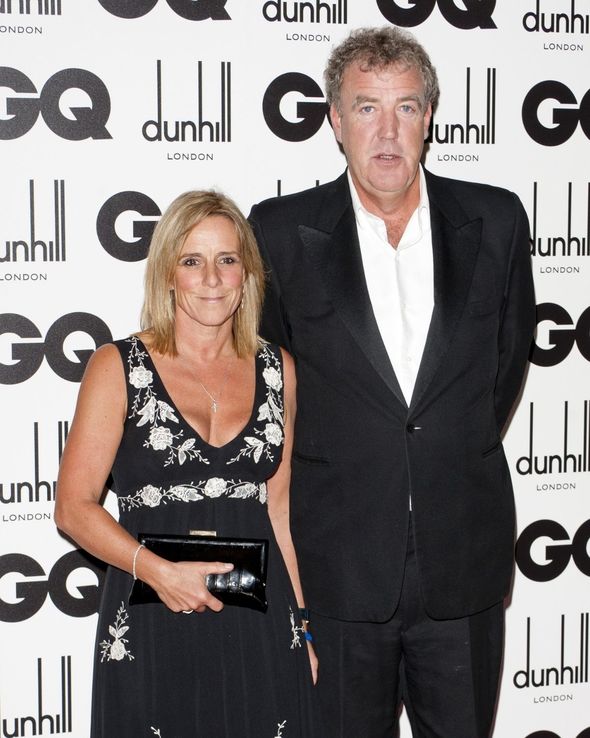 Frances Cain and Jeremy Clarkson together on a premier
