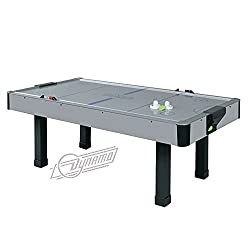 Air hockey table with durable construction and a flat, undistorted surface