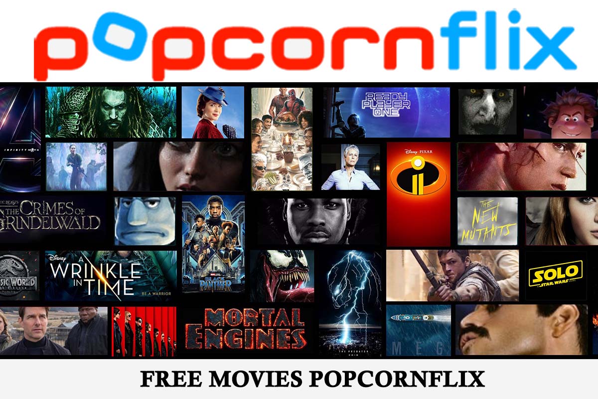 Popcornflix with movie posters