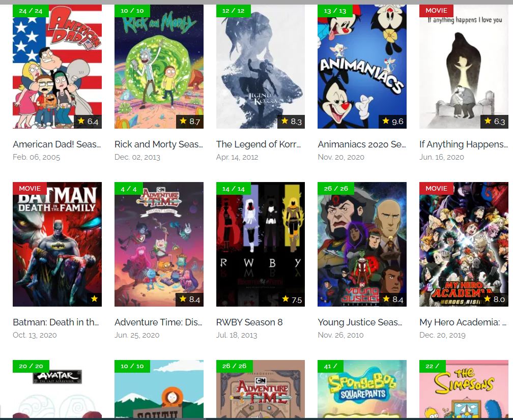 On  You Can Watch Cartoons For Free, Unlimited