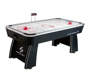 Air-powered sportcraft hockey table in black