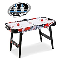 4-foot foldable, air-powered hockey table