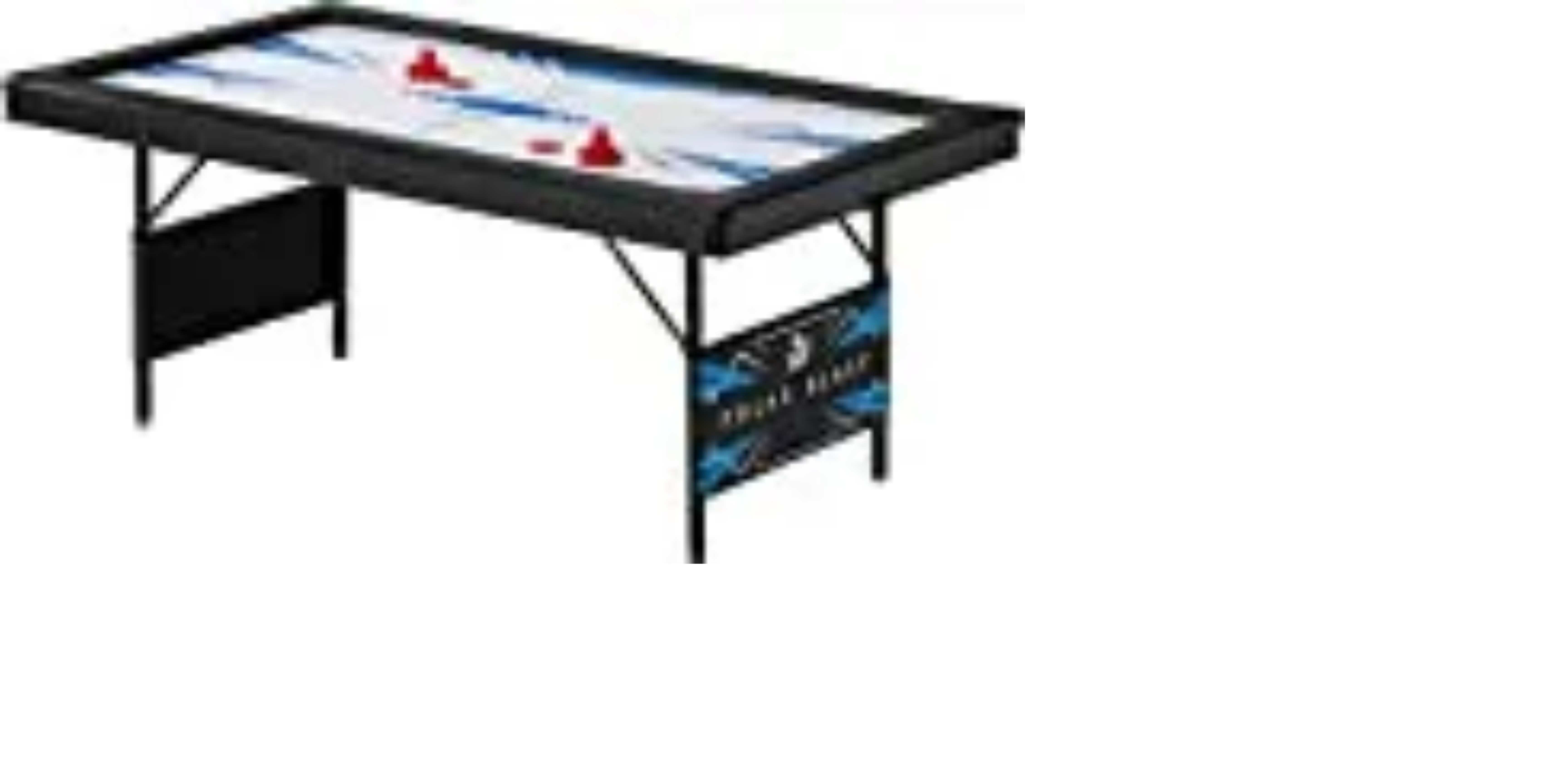 6-foot foldable, air-powered hockey table