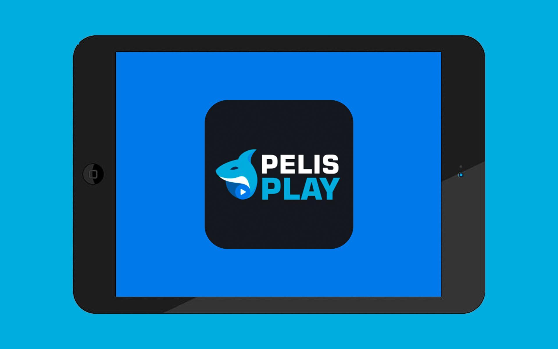 Pelis play logo on a tablet