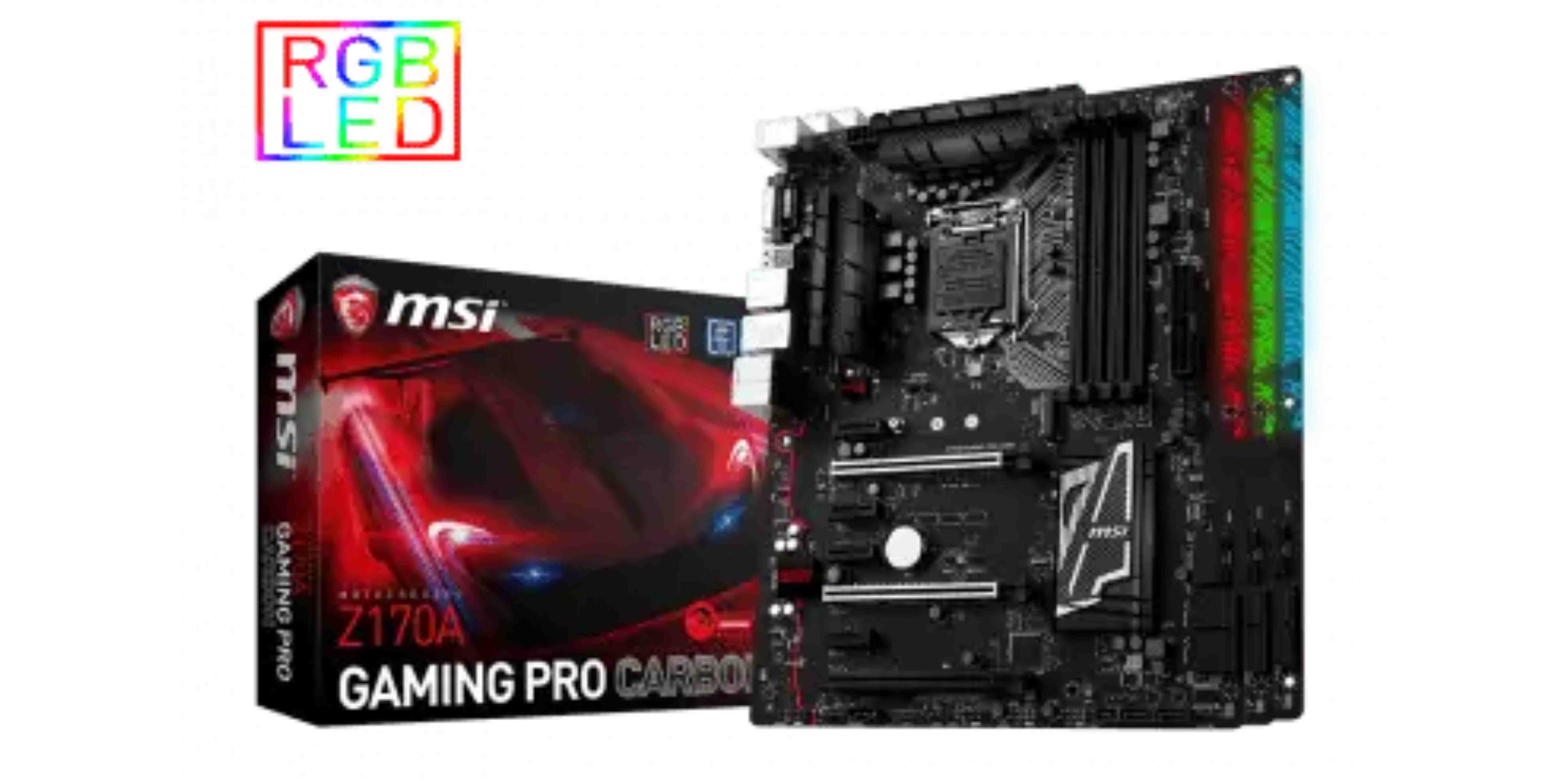 MSI Z170A Gaming Pro Carbon mining board with box