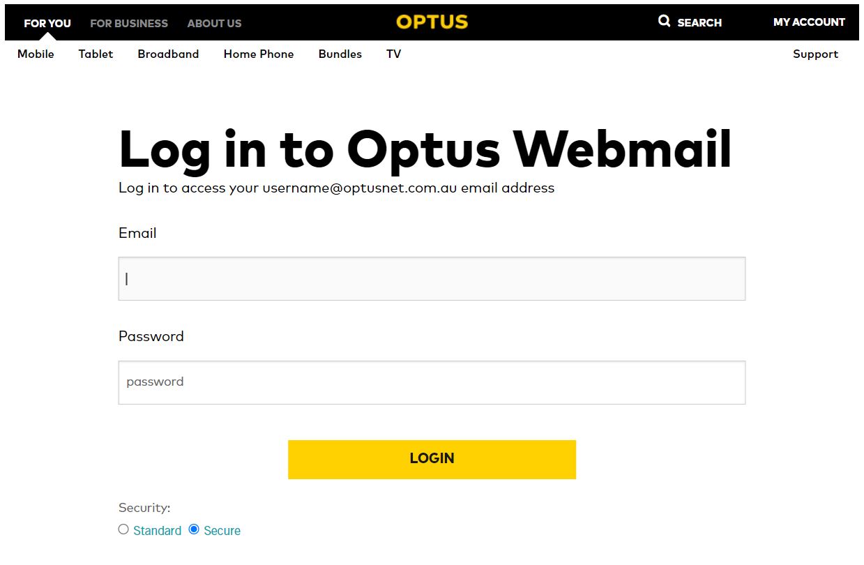 Optus Webmail.Com.Au-Sign Up For A Free Email Account In Australia