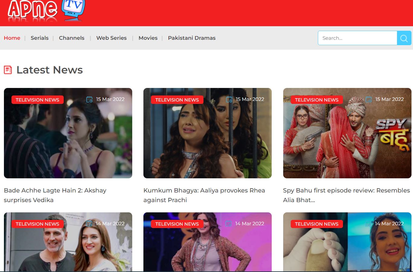ApneTV Offers Indian Serials, Hindi Dramas, International Documentaries, And More On Its Website
