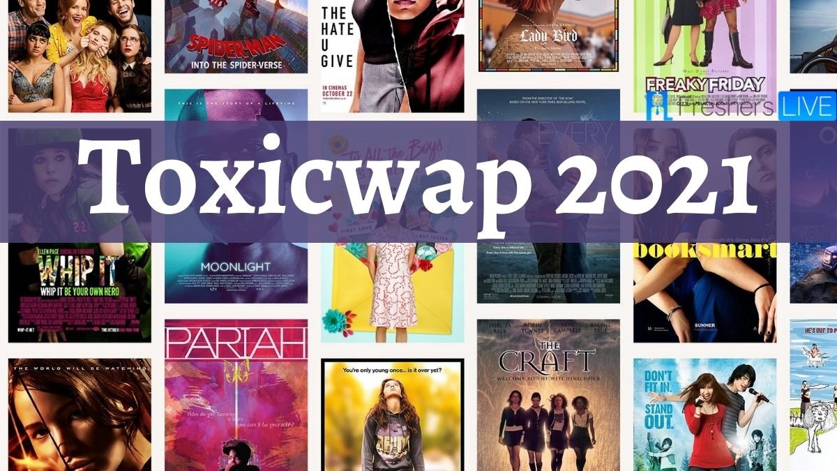 Toxicwap 2021 cover with several movies in the background