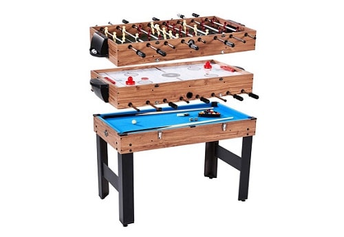 3-in-1 gaming table with wooden design