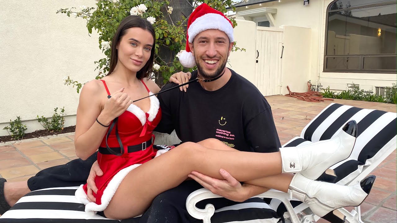 Lana rode with his Boyfriend celebrating christmas
