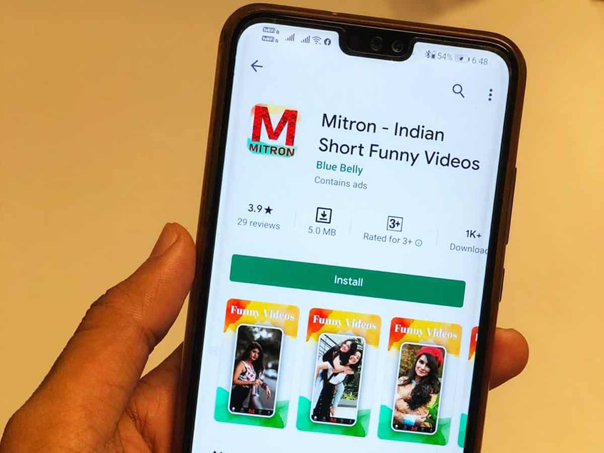 Mitron app on google playstore