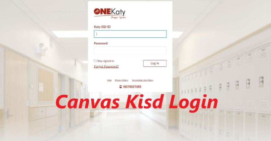 Canvas KISD Log in webpage with wordings canvas kisd login 