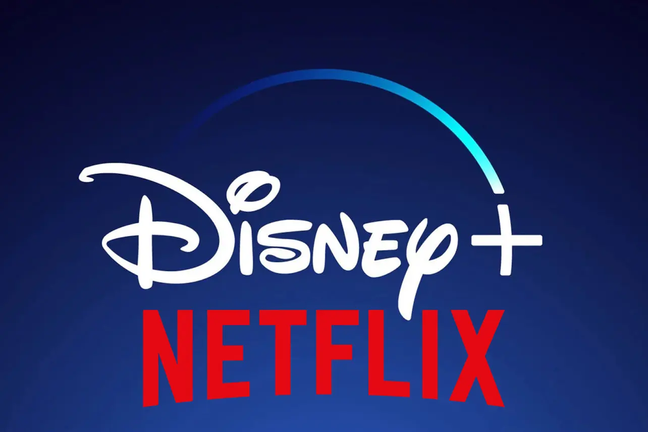 Disney plus and netflix logo