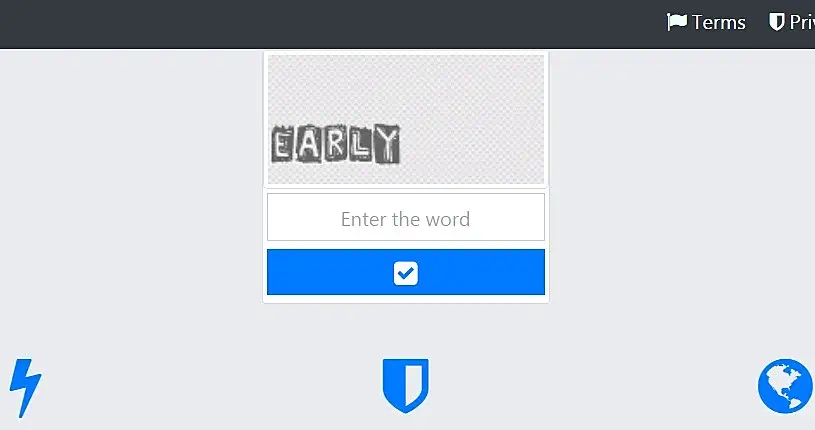 Screenshot of the zefoy login interface