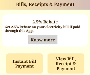 Bills and receipt payment