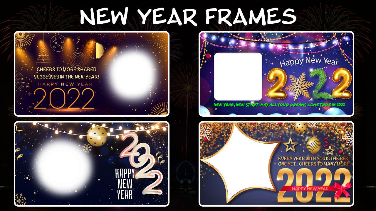 Xnxubd 2022 Photo Frame App shows different frames for 2022