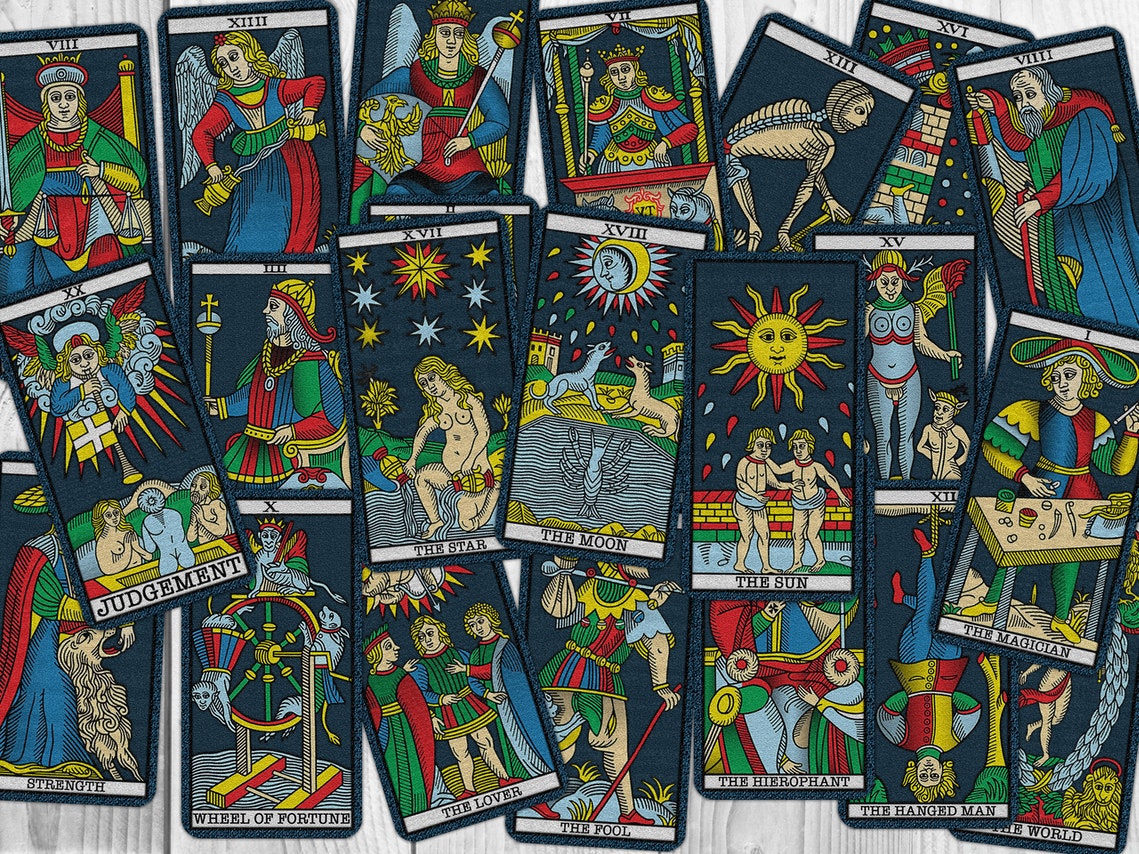 Tarot Cards Of Different Types